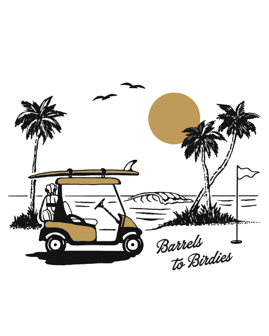 Cart Cruisin' Yellow Barrel Fairway Headcover
