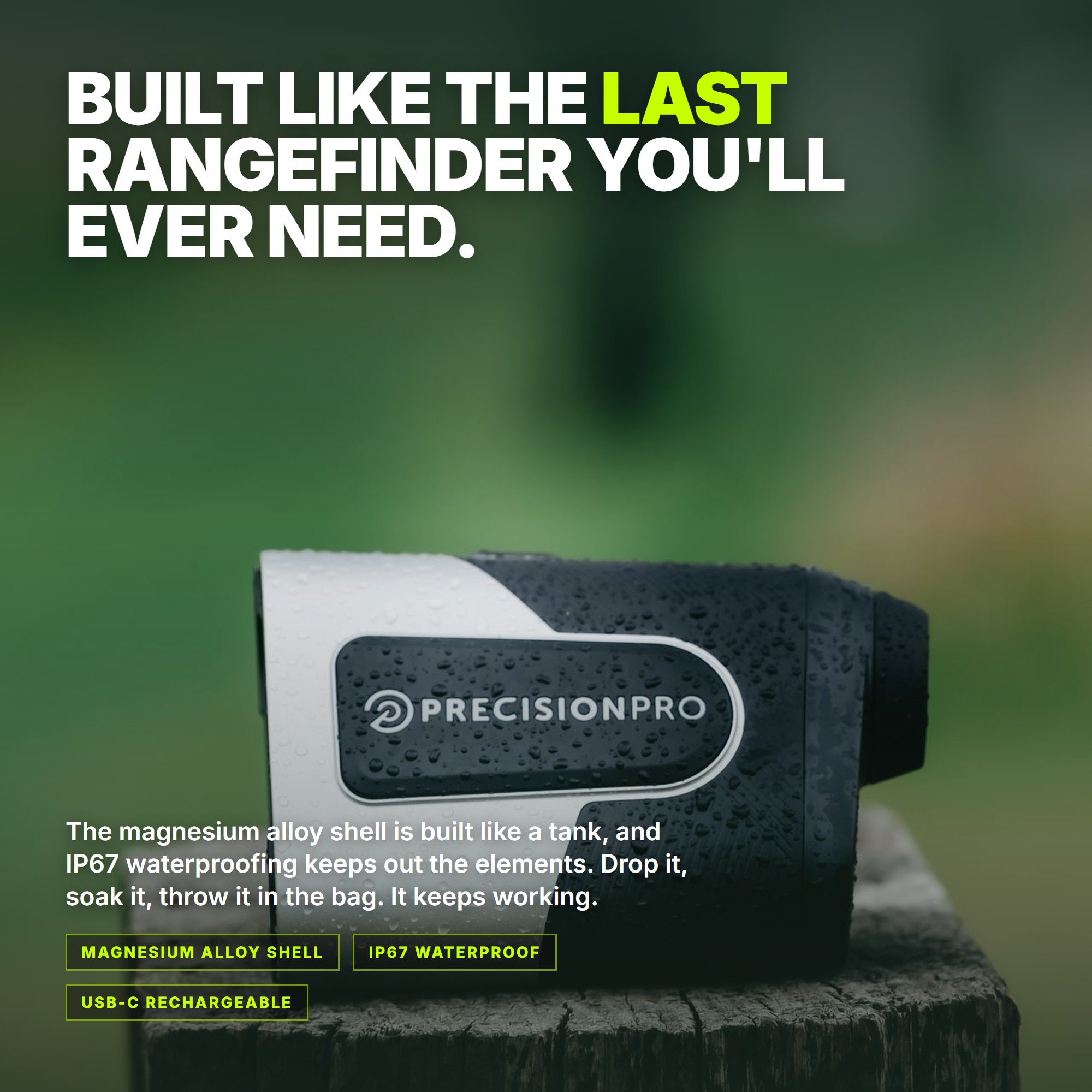 Palm x Precision Pro Titan Elite Rangefinder