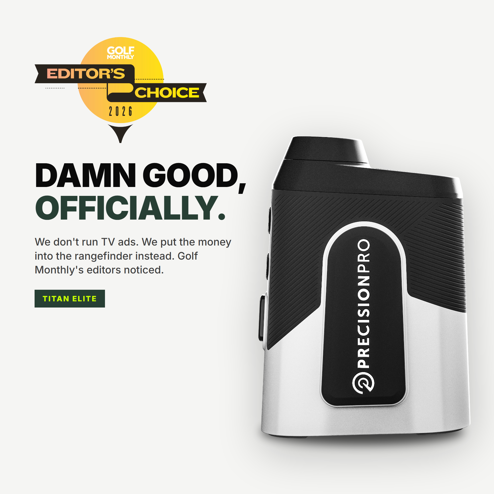 Palm x Precision Pro Titan Elite Rangefinder
