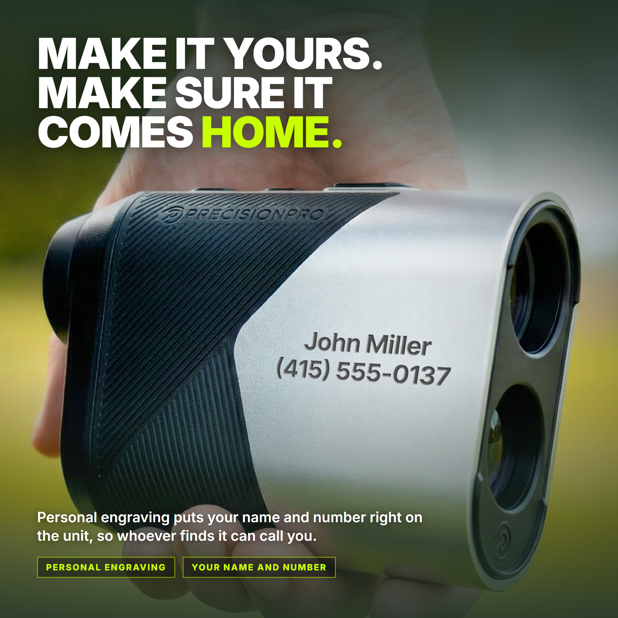 Palm x Precision Pro Titan Elite Rangefinder