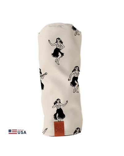 Hula Black & White Barrel Fairway Headcover