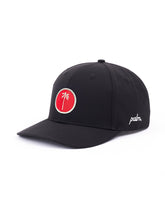 palm golf #color_Black / Scarlet / Grey 