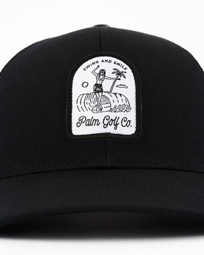 palm golf Zephyr Snapback Trucker (Mid-Crown) - Palm Golf Co.