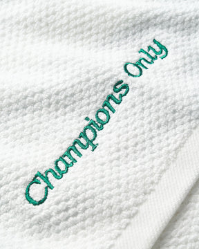 palm golf Champions Only Caddie Towel