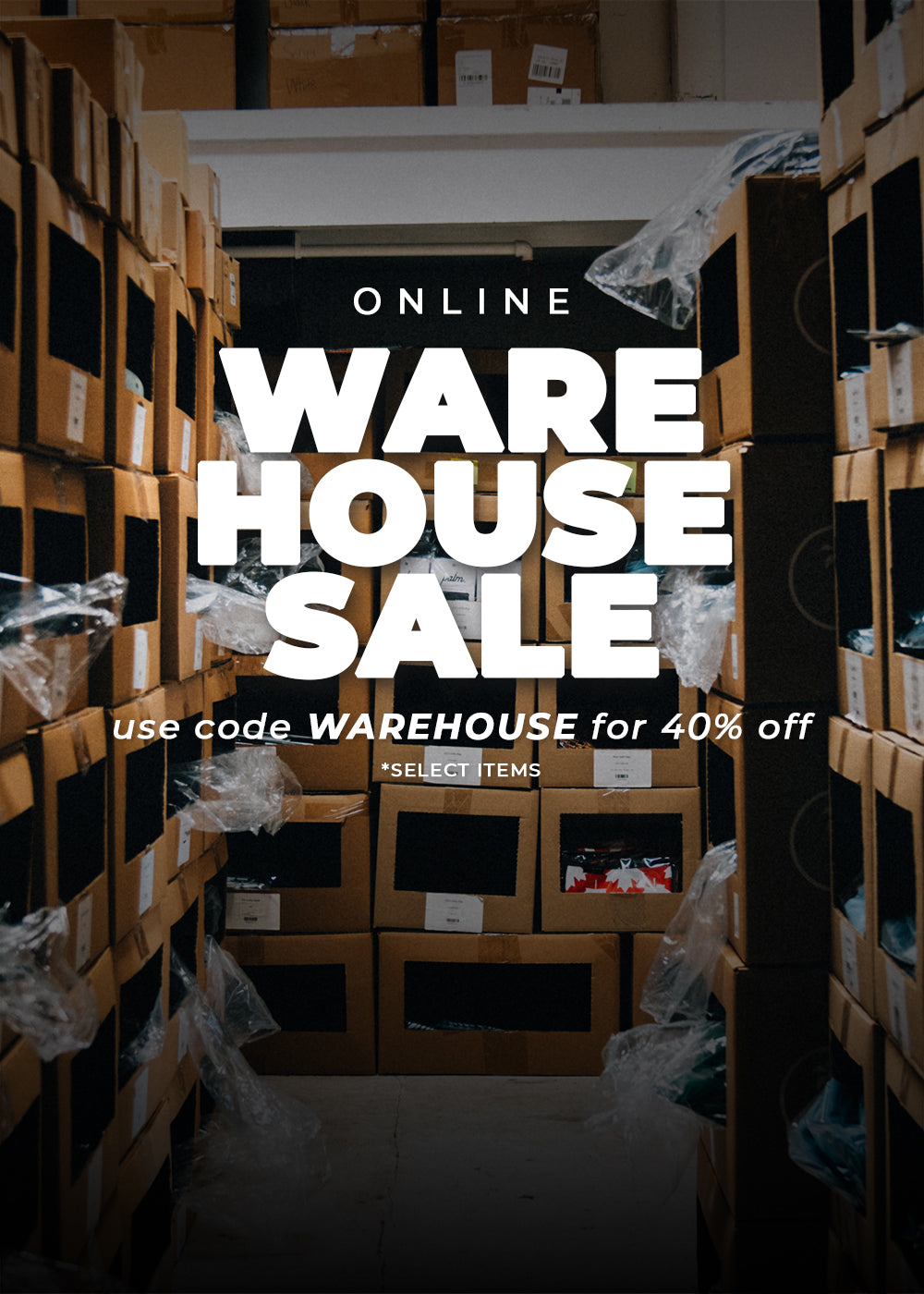 Warehouse clearance sale online